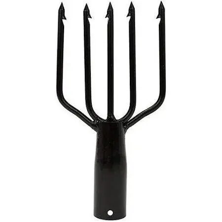 Eagle Claw Jumbo 5-Prong Fish Spear – 4.5-Inch Head, Heavy-Duty 1