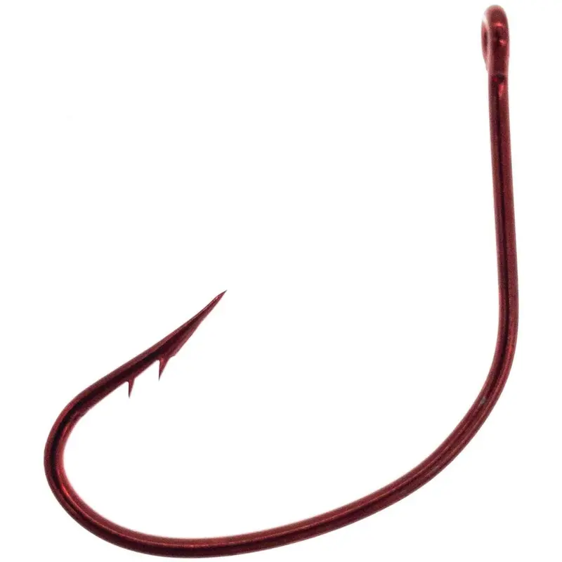 Eagle Claw Lazer Hook – Red Kahle, Double Barb, Size 2/0, 25-Pack 1