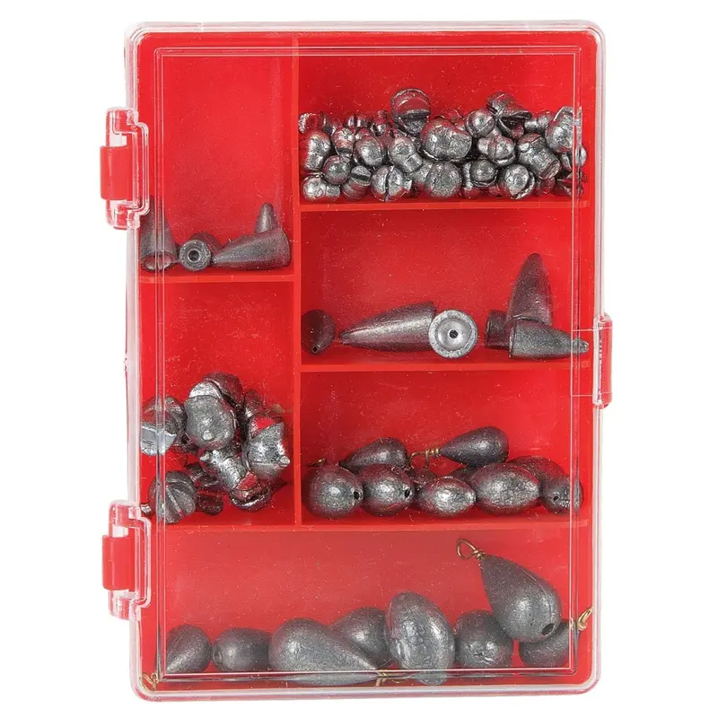 Eagle Claw Sinker Assortment Kit – 103-Piece Weight Variety Pack 1