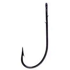 Eagle Claw Sproat Worm Hook – Size 3/0, Black Finish (20-Pack) 1