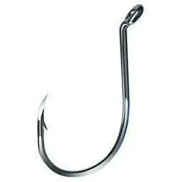 Eagle Claw Trokar Tk2Hp-Xl Octopus Hook — Platinum Chrome, Extra-Long Shank 1