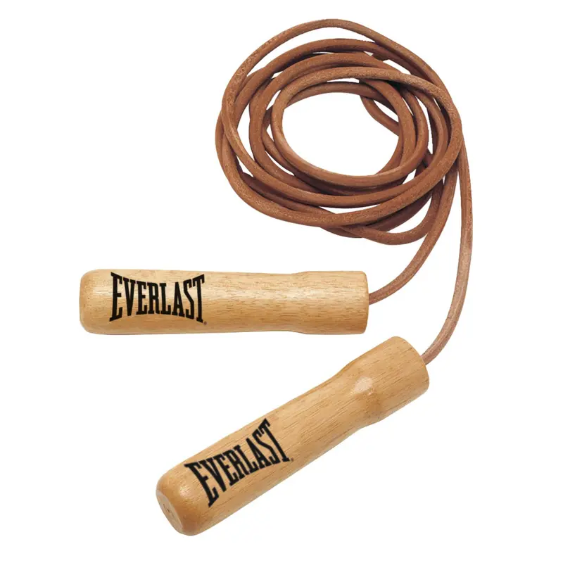 Everlast Leather-Covered Speed Jump Rope 1