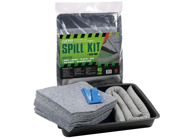 Evo Series Universal Spill Kit With Flexible Tray – 15 To 40L