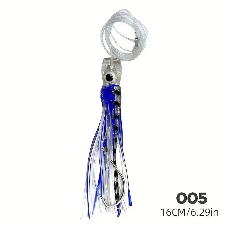 Fas Pro Octopus Squid Skirt Trolling Lure – 6.29" / 1.9 Oz Single Unit 1