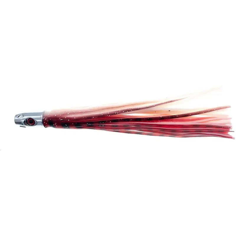 Fas Pro Offshore Tuna Jet Lure – Chrome Finish, Red 3D Eyes, Cupped Head, 5-Inch, 1.1-Ounce 3