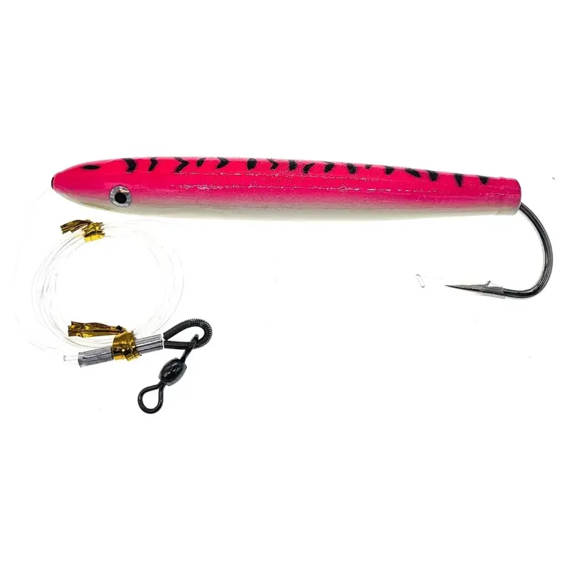 Fas Rigged Cedar Plug – 6", 2.5 Oz, 10/0 Hook, 130-Lb Test 2