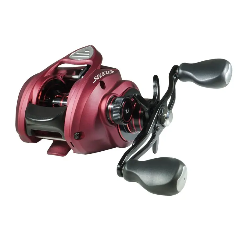 Favorite Soleus Slsr6L Baitcasting Reel – 6.6:1 Red Finish 2