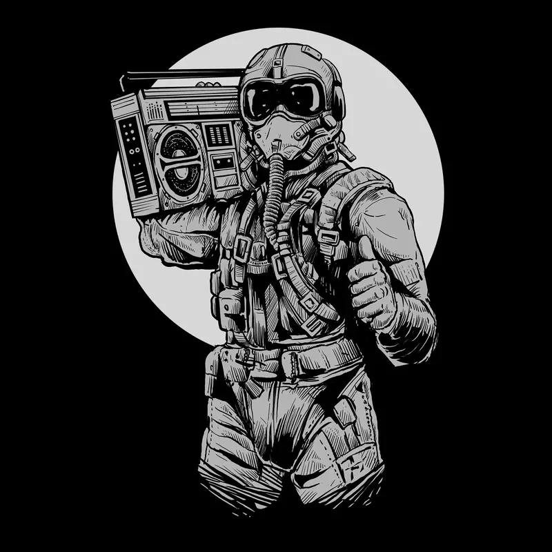 Fighter Pilot Aviation-Themed T-Shirt 1