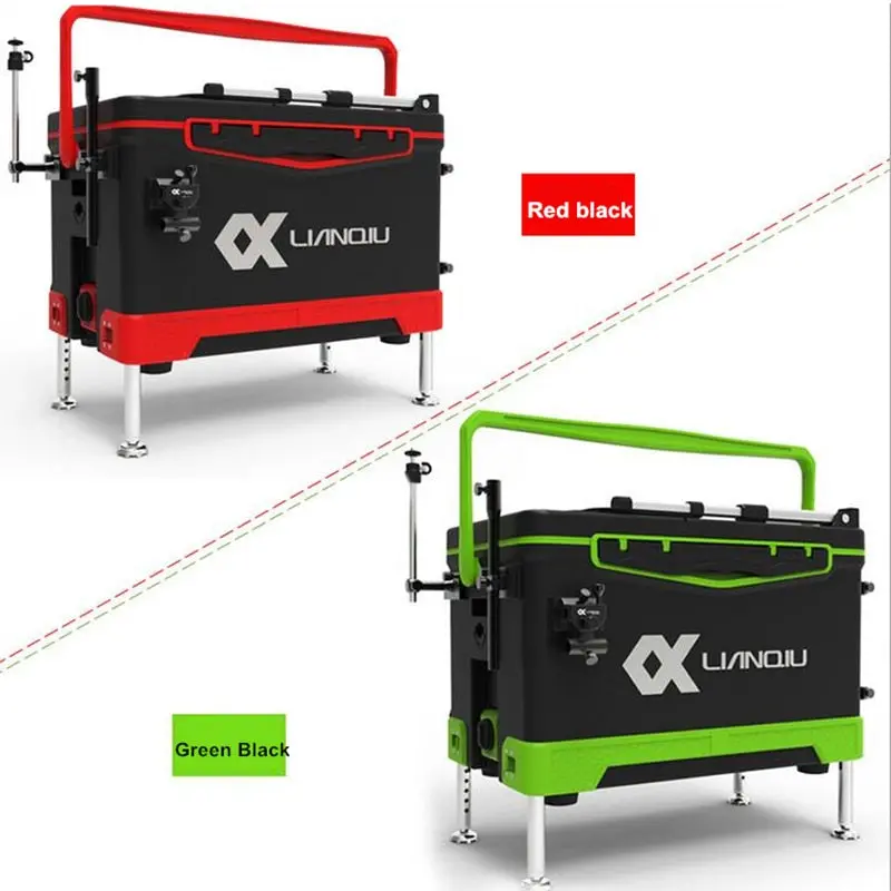 Fireclub Four-Legged Lifting Fishing Box – Modular Design With Back-Mounted Accessory Rack (Model Lq-236) 1