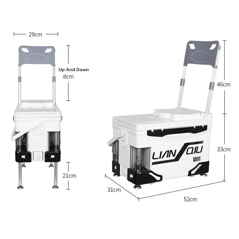 Fireclub Insulated Dual-Door Fish Box – Freestanding, No-Installation Cooler With Temperature Retention For Catch Storage 1