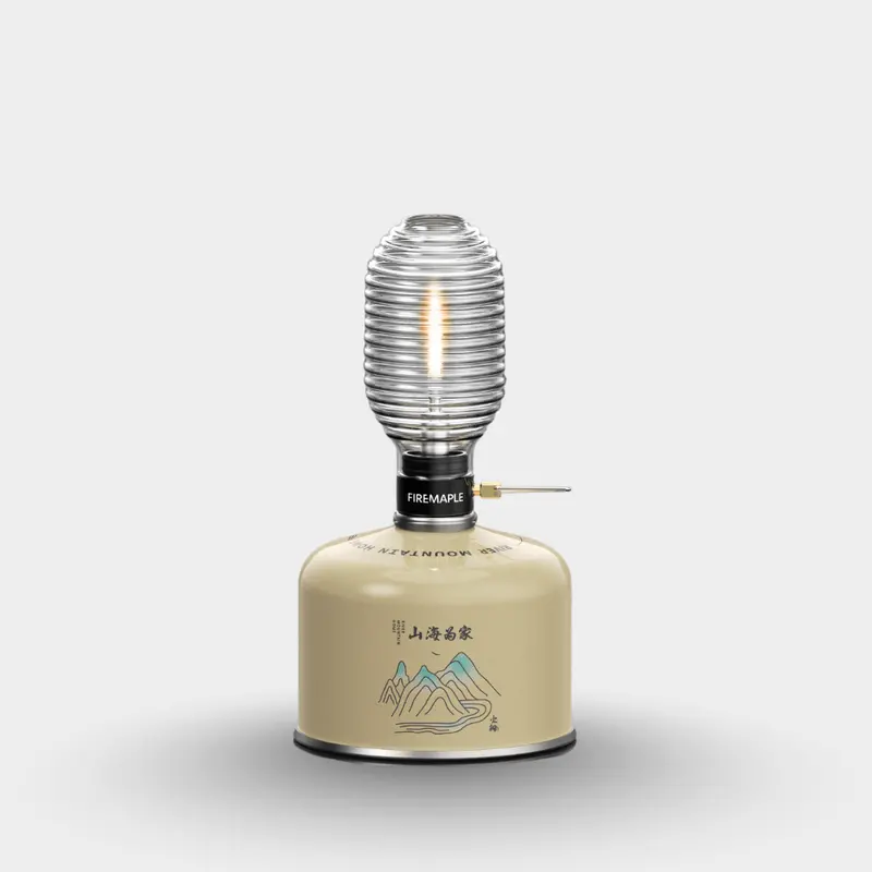 Firefly Compact Camping Gas Lantern – Wind-Resistant & Adjustable Brightness 1