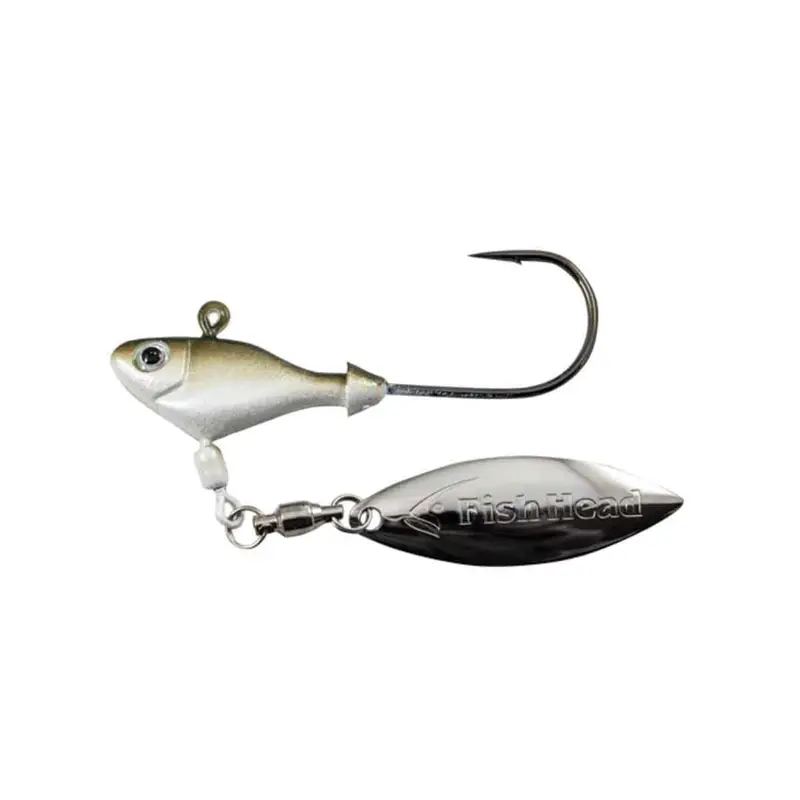 Fish Head Finesse Spin – Compact Spinnerbait With Fish Head Body 1