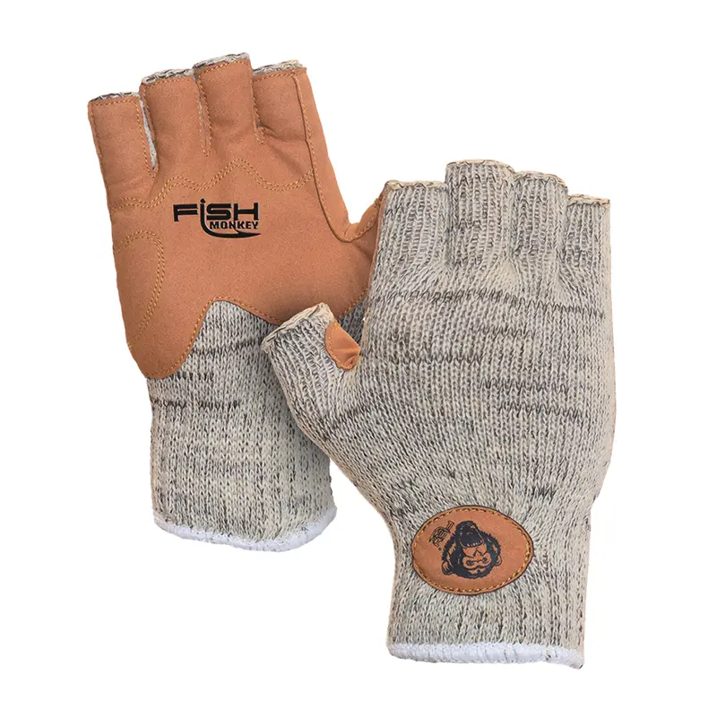 Fish Monkey Wooly Half-Finger Fishing Gloves 1