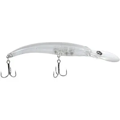 Fishlab Bio Minnow Deep-Diving Wobbler – 5-Inch Clear Jerkbait 1