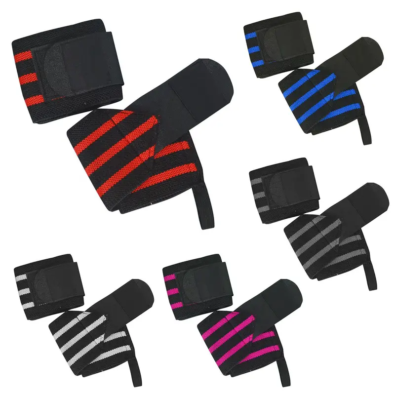 Fitness First Pro Wrist Wraps – Premium Lifting Support (Pair) 1