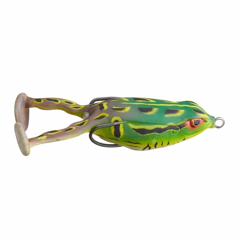 Flappin' Frog Soft Plastic Frog Lure – Natural Green Color 1