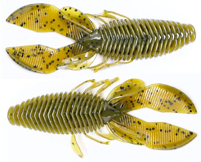 Fuzzy Beaver Soft Bait In Green Pumpkin 1