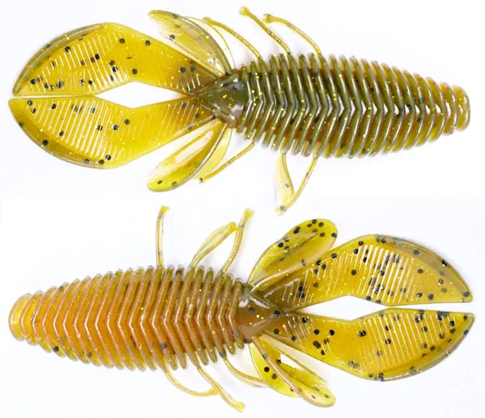 Fuzzy Beaver Soft Lure In Orange Crush 1