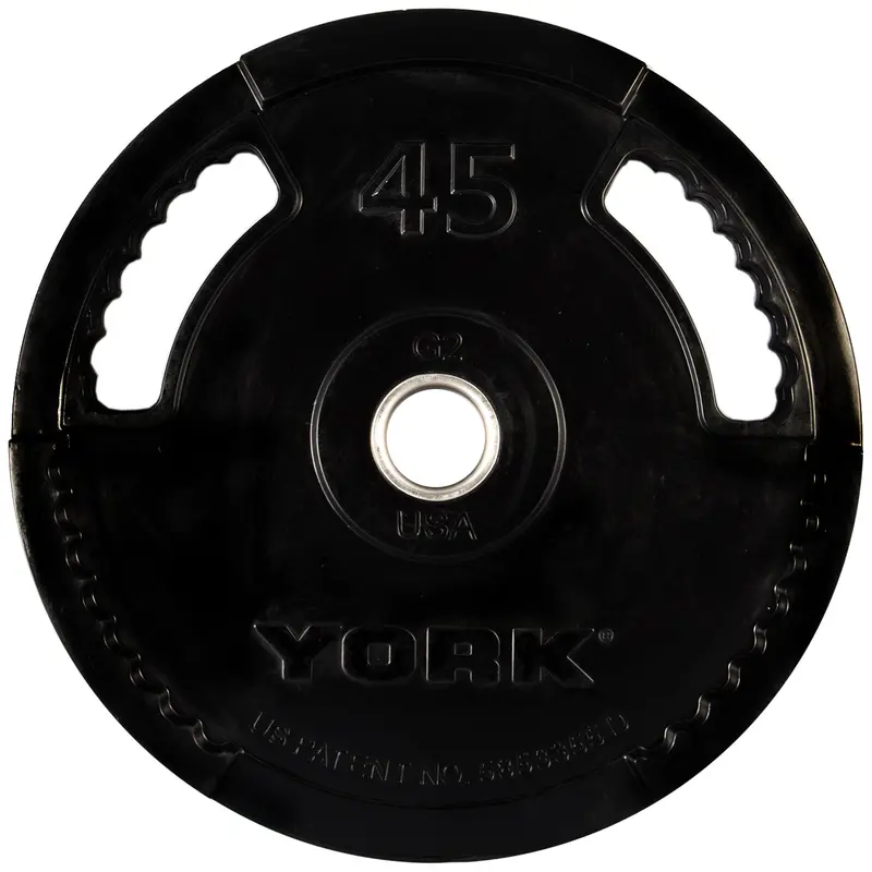 G-2 Series 2-Inch Rubber-Coated Olympic Weight Plates 1