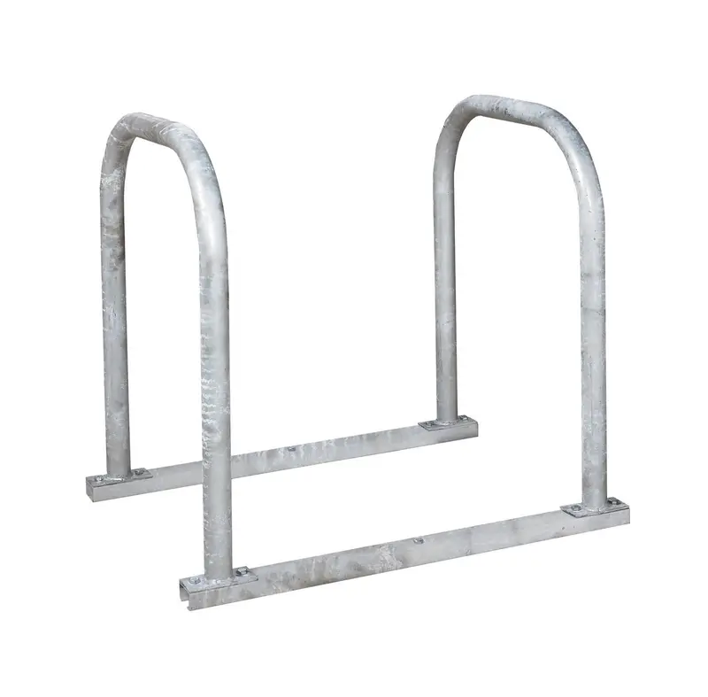 Galvanized Sheffield-Style Cycle Rack – 2 To 5 Loop Design 1