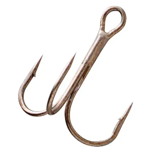 Gamakatsu Round-Bend Treble Hooks – Size 2, 9-Pack 1