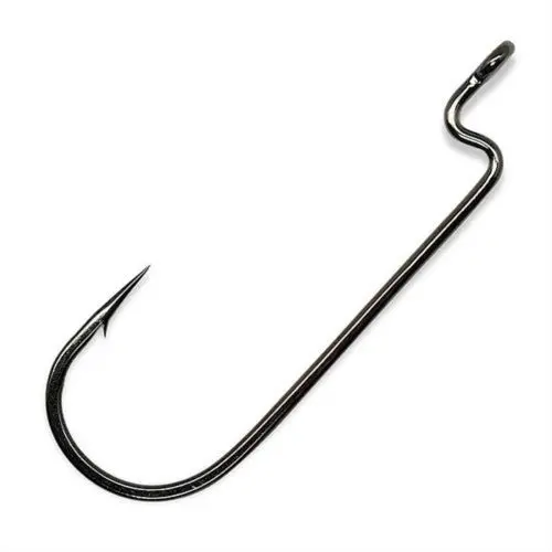 Gamakatsu Superline Offset Round Bend Worm Hooks – Premium Stainless Steel 1