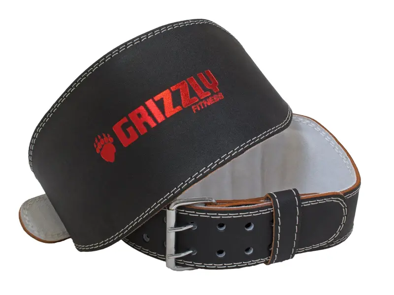 Grizzly Fitness Enforcer Padded Leather Weightlifting Belt 1