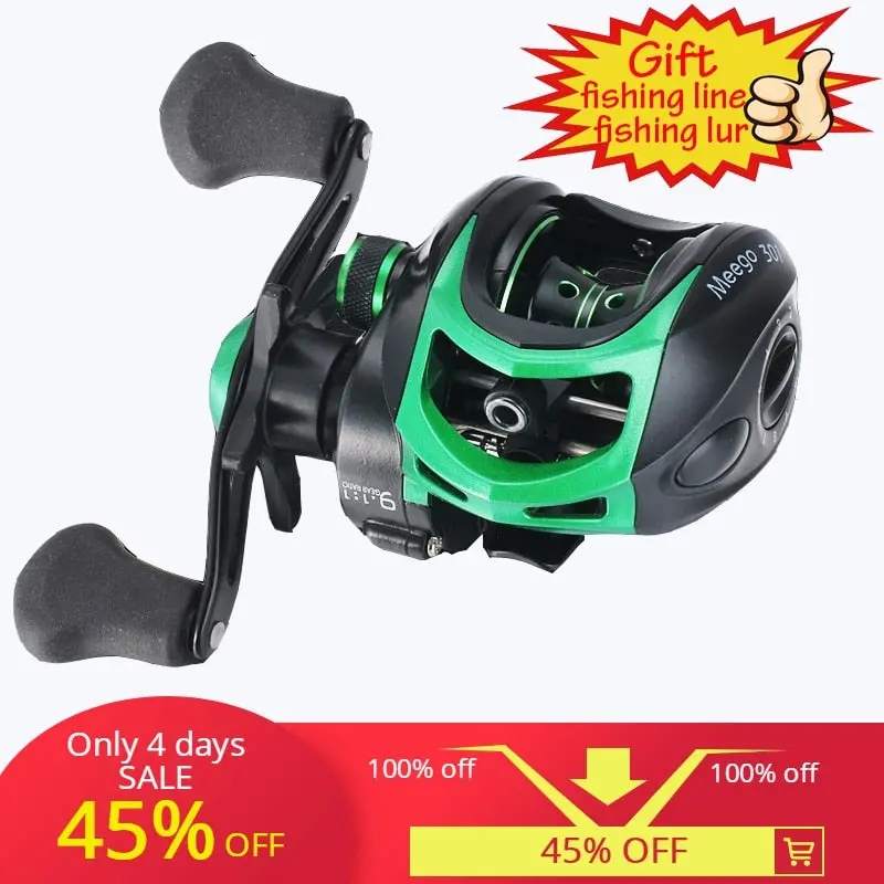Heavy-Duty Carp Baitcasting Reel – All-Metal Construction, Fly & Coarse Fishing Compatible 1