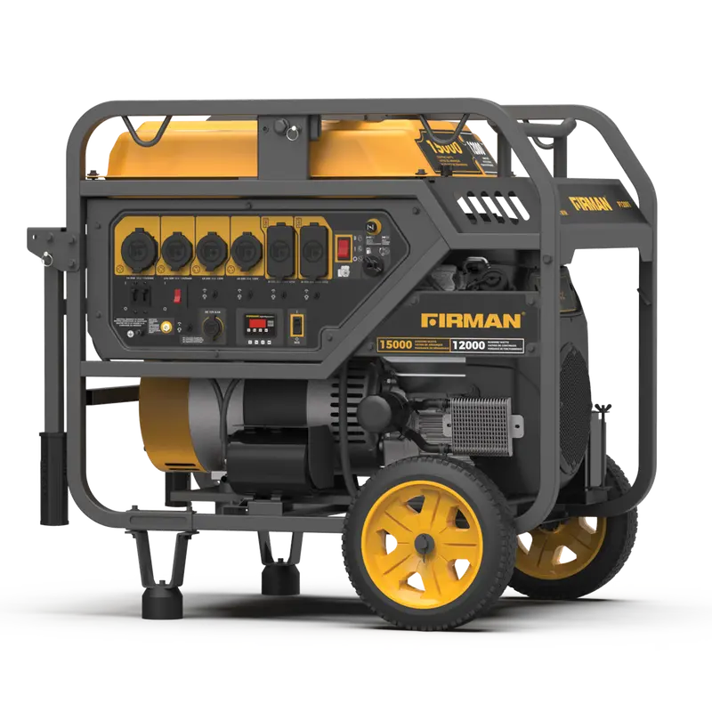 Heavy-Duty Gas Generator – 15000W Output, Electric Start, 120/240V Dual-Voltage Support 1