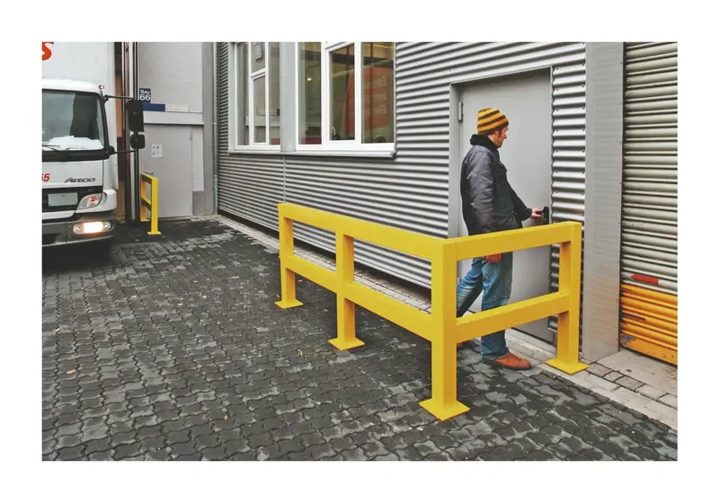 Heavy-Duty Outdoor Impact Protection Barrier 1