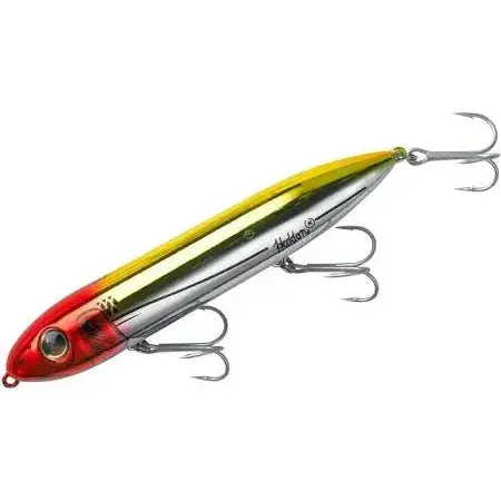 Heddon Super Spook Topwater Walking Bait – 5-Inch, 7/8-Ounce Clown Pattern 1