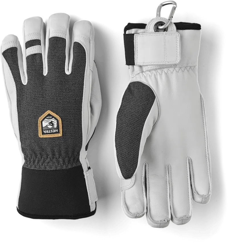 Hestra Army Leather Patrol Glove In Charcoal 2026 4