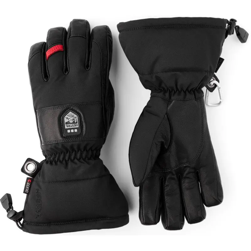 Hestra Power Heater Gauntlet Glove – Heated Black Winter Glove 1