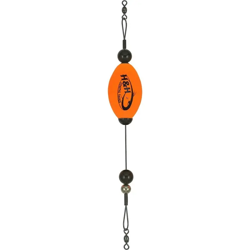 H&H Big Ballin' Cork – 2.5" Oval, Titanium Wire, Orange Finish 1