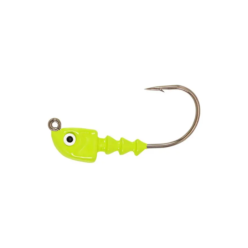 H&H Pro Series Shad-Shaped Jig Heads – 1/4 Oz, Pack Of 8 1
