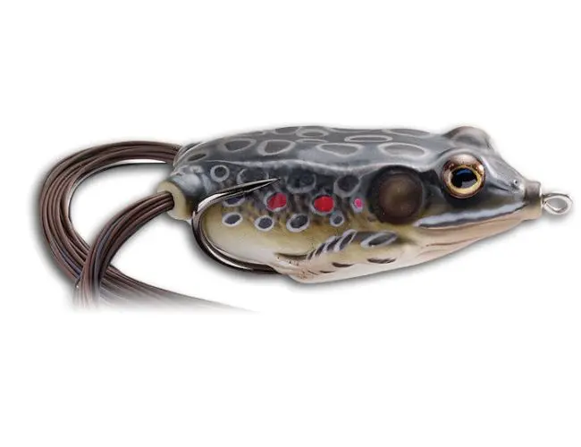 Hollow Body Frog Bait – Brown And Black Camo Pattern 1