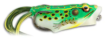Hollow-Body Popper Frog – Flo Green & Yellow 1