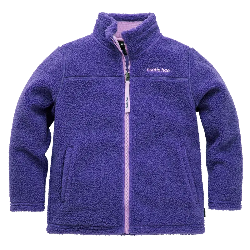 Hootie Hoo Eyas Youth Fleece Jacket With Textured Popcorn Knit – 2026 1