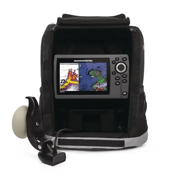 Humminbird Helix 5 Chirp Gps Fish Finder With Portable Transducer (G3) 1