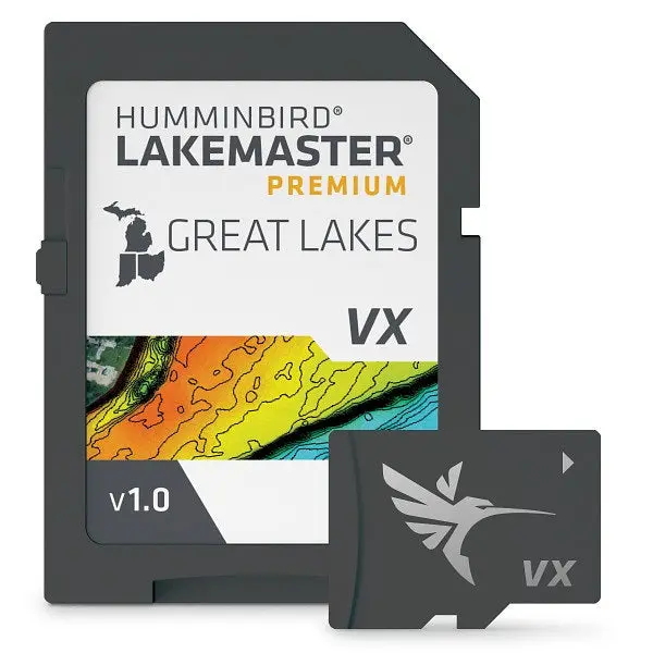 Humminbird Lakemaster Premium Great Lakes Fishing Chart Card V1 1