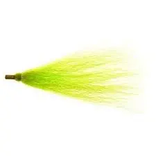 Hurricane 3-Inch Chartreuse Bucktail Teasers – Pack Of 3 1