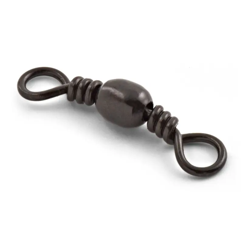 Hurricane Barrel Swivel – Size 3, Black (12-Pack) 1