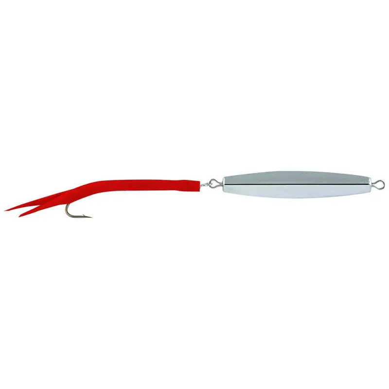 Hurricane Diamond Jig – 4 Oz Red-Coated Lead Jig For Deep-Water Bottom Fishing 1