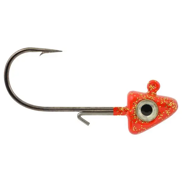 Hurricane Flat Head Shad Jig Head – Streamlined Design, 2-Pack 1