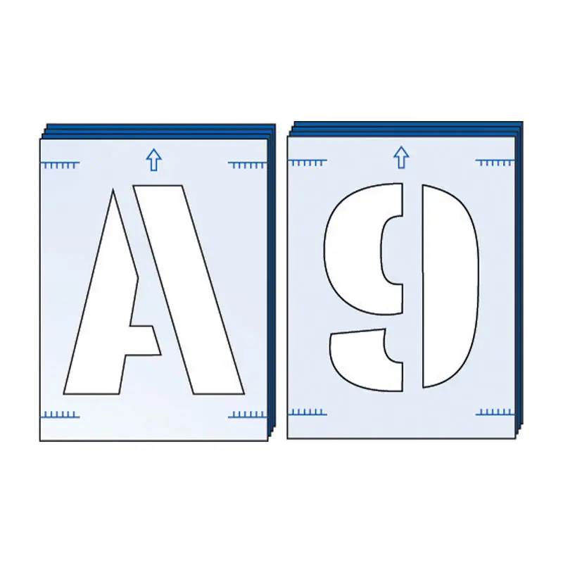 Industrial Small-Letter & Number Stencil Kit (50–100 Mm) 1