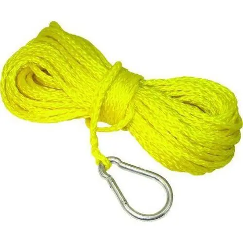 Invincible Marine Anchor Rope – 3/8 Inch Diameter, 75 Feet, Poly With Hook 1