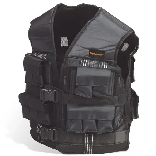 Iron Body Adjustable Weighted Vest – 40 Lb Capacity 1