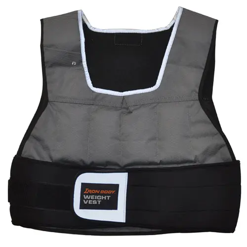 Iron Body Flex-Fit Adjustable Weight Vest – 20 Lb Capacity 1