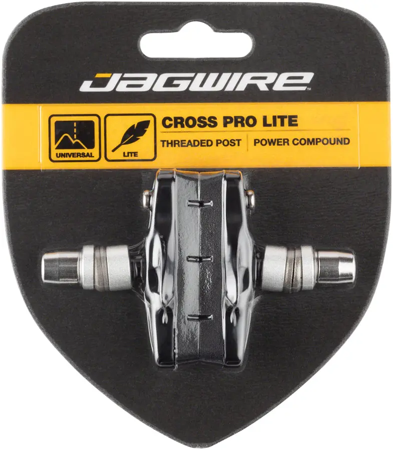 Jagwire Cross Pro Threaded Post Brake Pads – Universal Cyclocross & Gravel Use 1