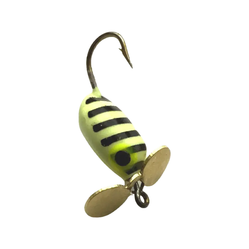 Jb Lures Tungsten Spin Drop – Size #8 Glow Finish, 1-Pack 1